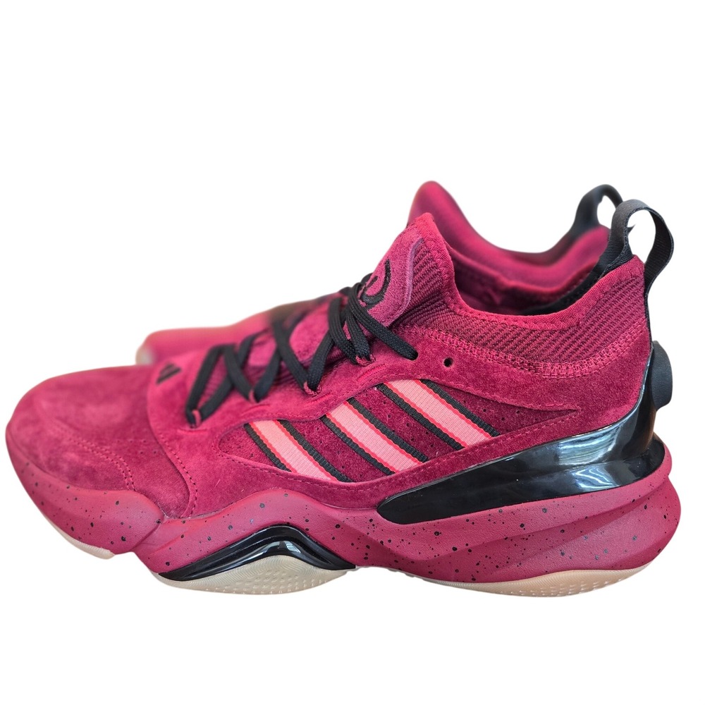 Adidas Mahomes 2 Impact FL Mens Maroon Black Training Shoes JQ0001 Size 10